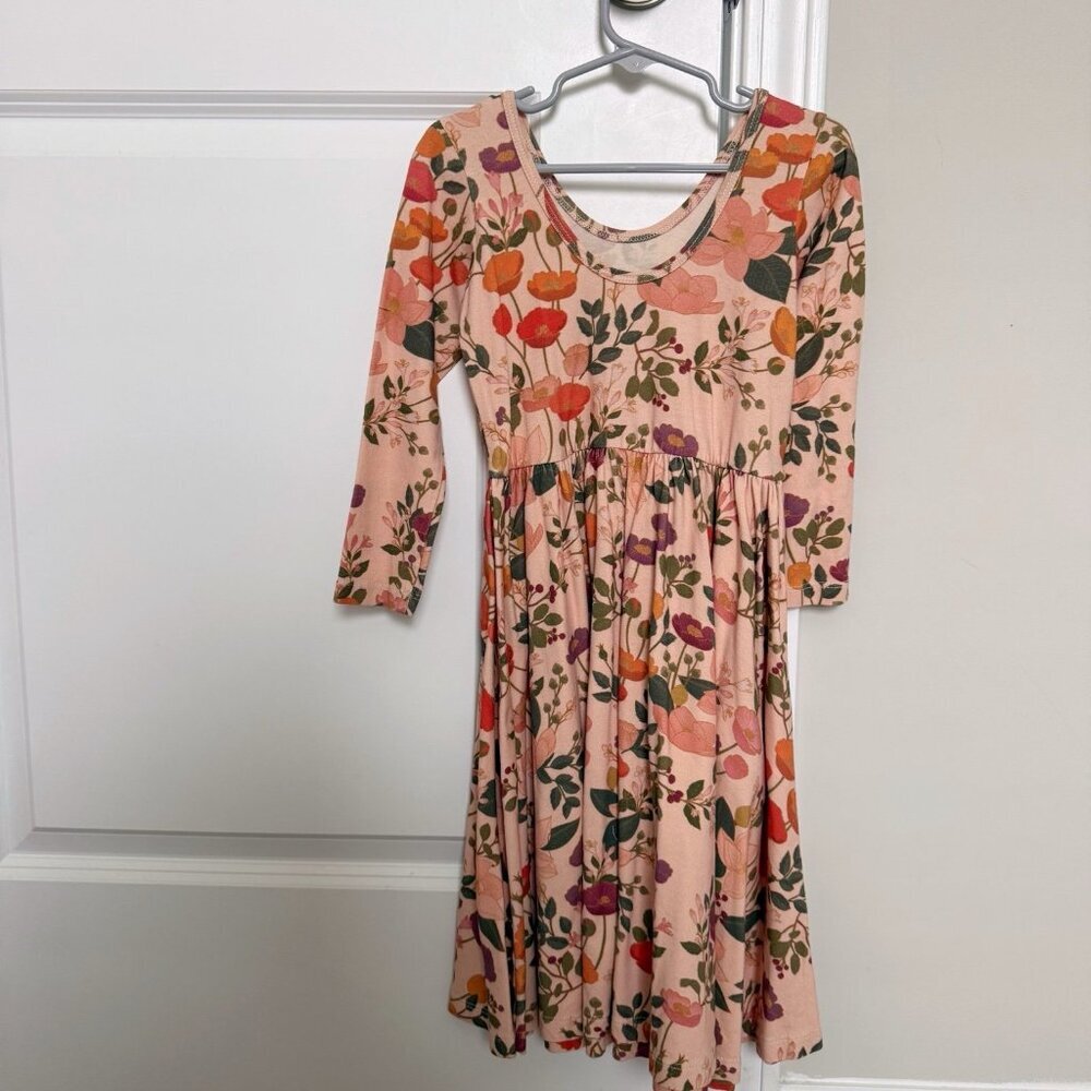 Alice + Ames Ballet Dress In Botany Print 7 Years Euc — image 7 of 8